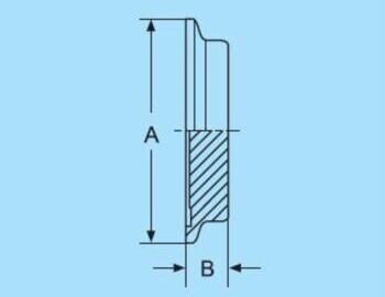 Aseptic blind groove clamping socket