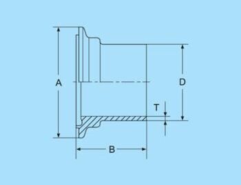 Aseptic Clamp grooved socket