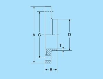 Aseptic flange collar socket