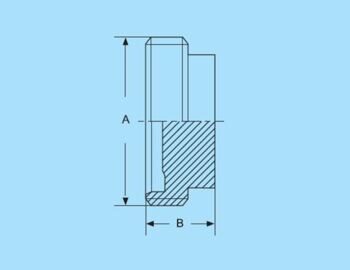 Aseptic blind male socket