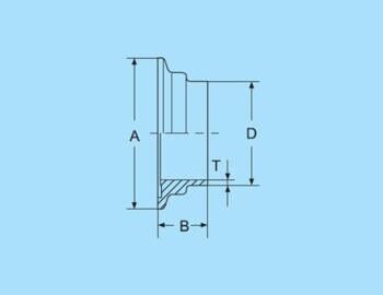 Aseptic Clamp collar socket