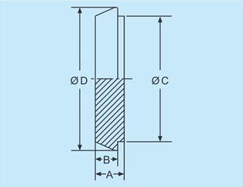 DIN liner blank 316L DN65