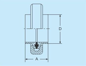 DIN clamp connection 316L DN10