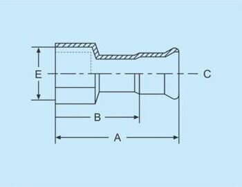 press adapter male coupling