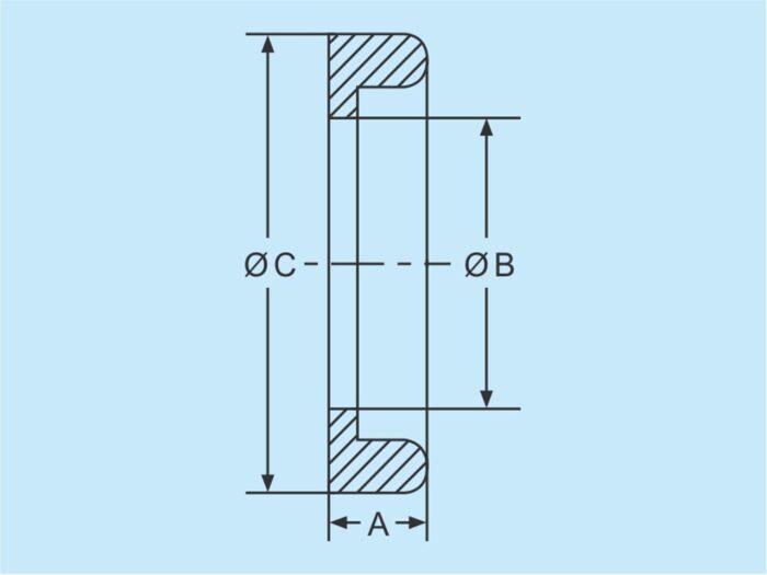 DIN Dichtung G mit Bund EPDM DN65