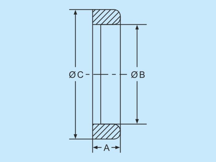 DIN gasket G without collar EPDM DN10