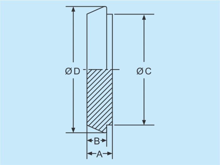 DIN Blindkegel 304 DN15