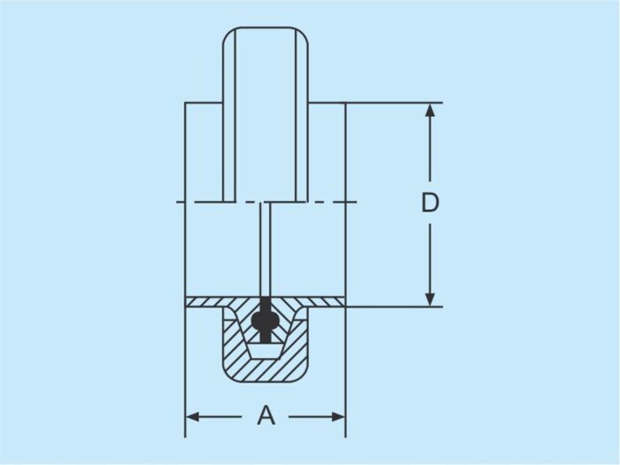 inch clamp connection 316L 1/2"