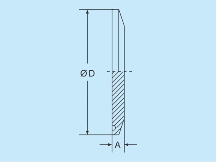 DIN Blindclamp 304 DN10