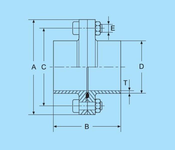 DN10 Aseptic-Union Flange DIN 11864-2 316L